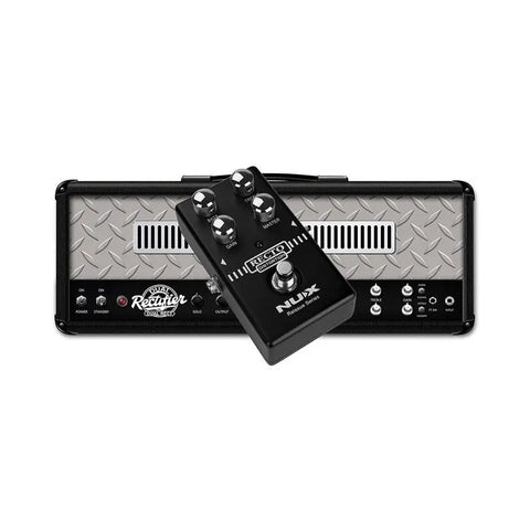 Nux Recto Distortion Pedal Distor Hig Gain/metal Guitarra Negro