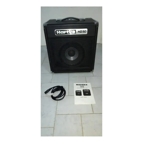 Amplificador Bajo Hartke Hd50 Dydrive 50w 10 - Plus Voltaje Color Negro