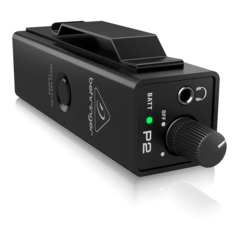 Behringer P2 Amplificador Para Audífonos Monitor Personal Color Negro