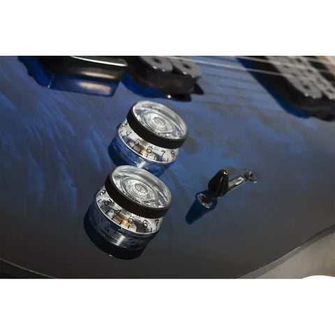 Guitarra Eléctrica See Thru Blue Burst Schecter Omen Elite-6 Diestro Azul Palo De Rosa