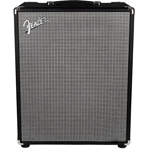Amplificador Fender Rumble Series 200 Transistor Para Bajo De 200w Color Negro/plata