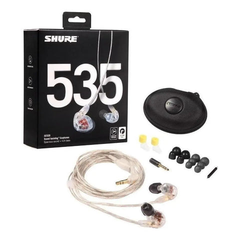 Audífonos In-ear Shure Se535-cl Transparentes Color Blanco