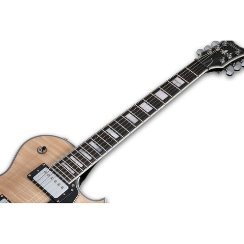 Guitarra Eléctrica Gloss Natural Schecter Solo-ii Custom Diestro Marrón Claro