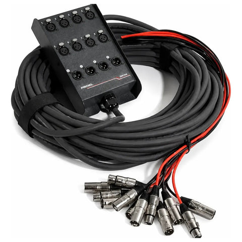 Snake Medusa 8 Canales 4 Retornos 10 Metros Proel Ebn804lu10