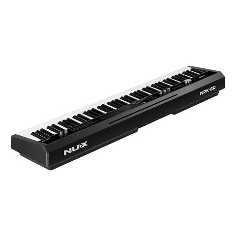 Piano Electrico 88 Teclas Martillo Ritmos Nux Npk20 Negro Negro