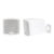 Par De Bafles De De 12w Fonestar Cube-62 Whi Color Blanco