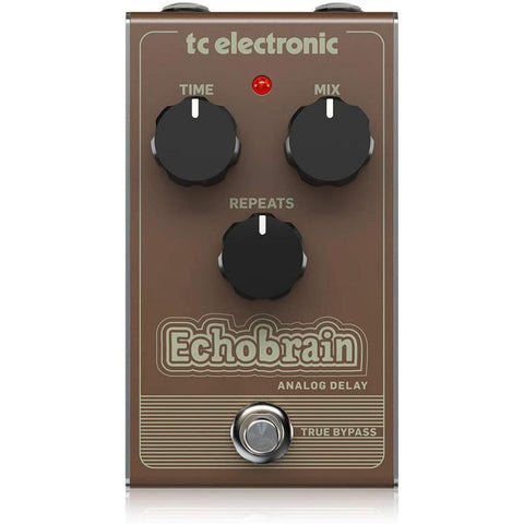 Tc Electronic Echobrain Pedal Delay Análogo Para Guitarra Color Café