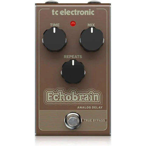 Tc Electronic Echobrain Pedal Delay Análogo Para Guitarra Color Café