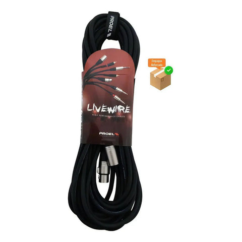 Proel Lw Mc250lu10 Cable Xlr Para Micrófono 10 Metros