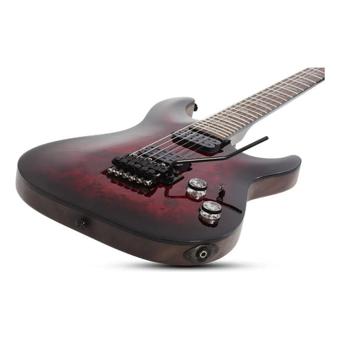 Guitarra Eléctrica Black Cherry Burst Schecter Elite-6 Fr Diestro Black Cherry Burst Palo De Rosa