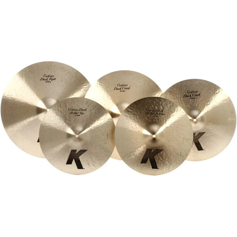 Paquete Platillos K Custom Dark 5 Piezas Zildjian Kcd900