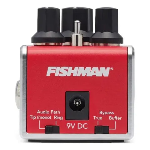 Pedal Fishman Pro-afx-rv2 Mini Reverb Acústico Rojo