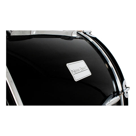 Bombo Para Banda De Marcha 22  New Beat Nb-mabd22 Negro. Negro