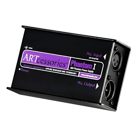 Fuente De Poder Phantom Para Microfono, A.r.t  Phantom1 Negro