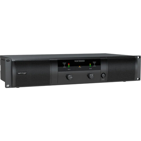 Amplificador De Poder De 2 Canales, Behringer Nx1000 Negro