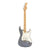 Guitarra Eléctrica Fender Player Stratocaster Hss De Aliso Silver Brillante Con Diapasón De Arce