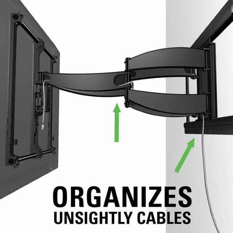 Soporte Full Motion De Pared Para Tv 46 A 90 Sanus Vlf628-b1 Negro