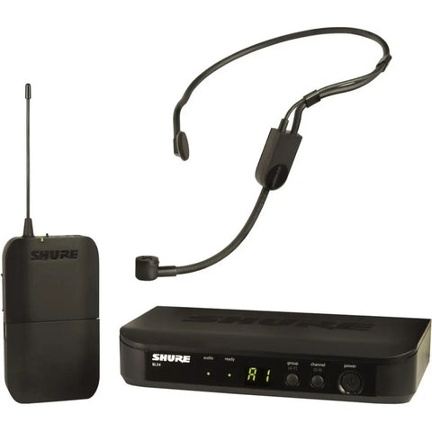 Sistema Inalambrico Orig Micrófono D/diadema Shure Blx14 P31 Negro