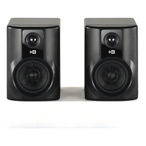 Monitores De Estudio Montarbo M4m Activos De 4  Con Bluetooth, Negro