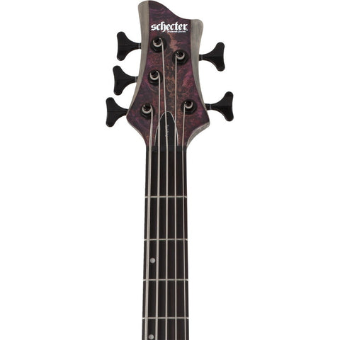 Bajo Eléctrico 5 Cuerdas Schecter Riot-5 Aurora Burst Activo Marrón Diestro
