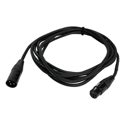 Cable Xlr Proel 10 Metros Conectores Oro Audio Profesional Negro