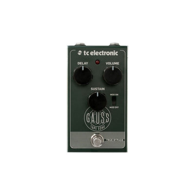 Tc Electronic Gauss Tape Echo Pedal Guitarra Delay Truebypas Color Verde Oscuro