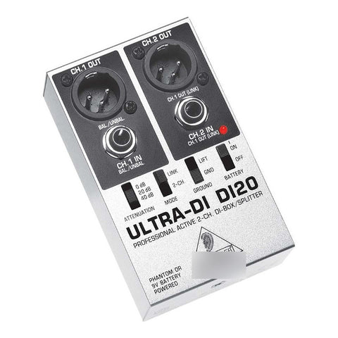 Caja Directa Activa Splitter Behringer Ultra-di Di20