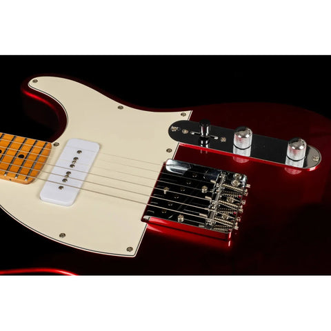 Guitarra Tipo Telecaster Jet Guitars Jet Jt-300 Car P90 Diestro Rojo Maple