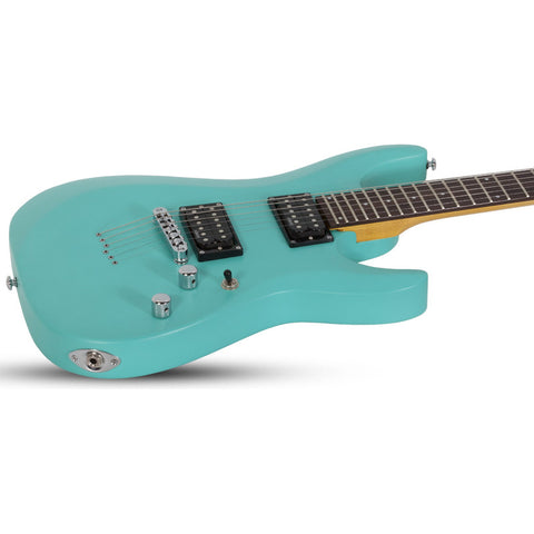Guitarra Electrica Schecter C-6 Deluxe Satin Aqua Saq Diestro Satin Aqua Palo De Rosa