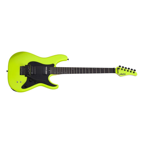 Guitarra Eléctrica Schecter Sun Valley Super Shredder Fr S De Caoba Birch Green Con Diapasón De Ébano