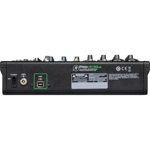 Mezcladora Profesional 10ch C/efectos Y Usb Mackie Profx10v3