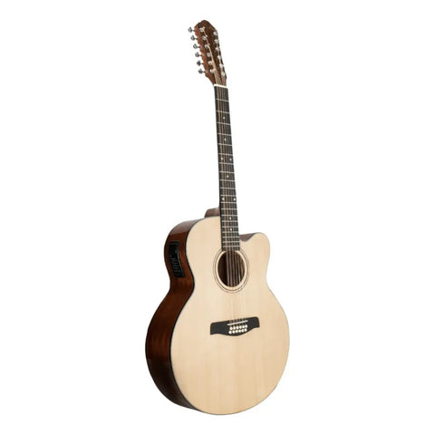 Guitarra 12 Cuerdas La Sevillana Ju-1200ceq Natural Natural Diestro