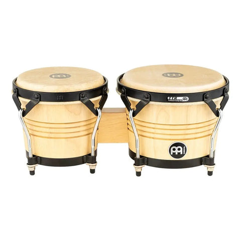Bongos Meinl Lc300nt-m 6 3/4 Y 8 Pulgadas Madera Con Piel Natural