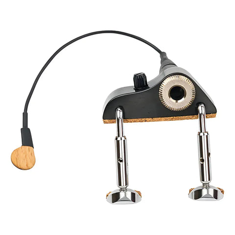 Pastilla Pasiva Kna Vv-3v Piezoeléctrico Para Violin O Viola Negro