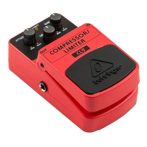 Pedal Para Guitarra Compresor Y Limitador Behringer Cl9 Rojo