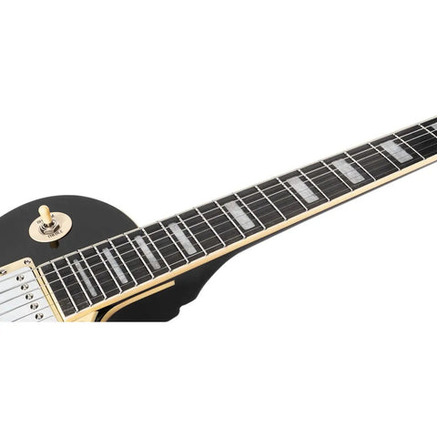 Guitarra Eléctrica 6 Cuerdas Mars Les Paul Traditional Black Color Negro Material Del Diapasón Palisandro Orientación De La Mano Diestro Palo De Rosa
