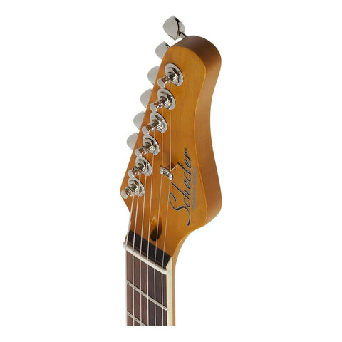 Guitarra Electrica Schecter Telecaster Purple Burst Pearl Color Violeta Material Del Diapasón Palo De Rosa Orientación De La Mano Diestro