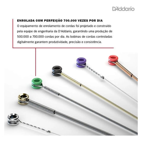 Cuerda De Guitarra D'addario Ehr370 011 Semiplana
