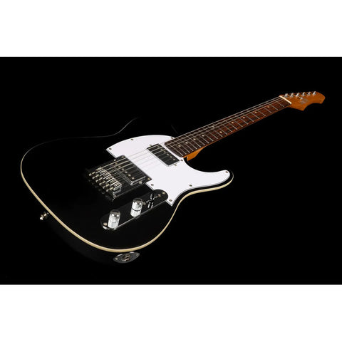 Guitarra Tipo Telectaster Jet Guitars Jt-350 Bkm H Diestro Negro Palo De Rosa
