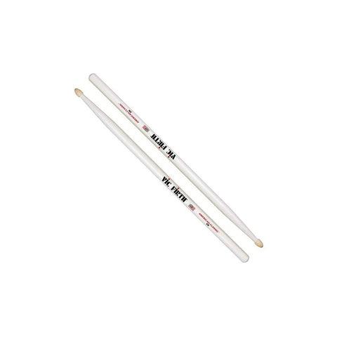 Baquetas 5b De 16 Pulgadas Con Punta Madera Vic Firth 5bw Blanco 5b