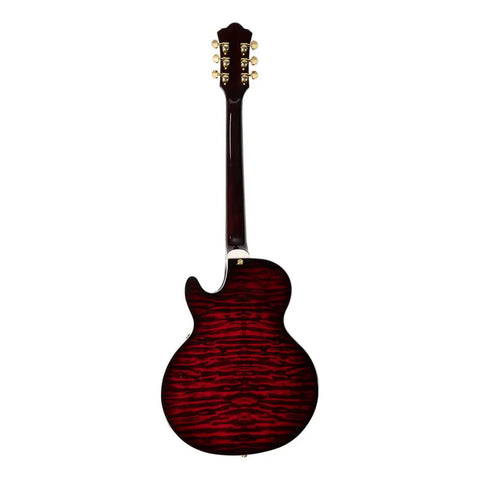 Guitarra Eléctrica 6 Cuerdas Mars Les Paul Jazz Red Color Rojo Material Del Diapasón Palo De Rosa Orientación De La Mano Diestro