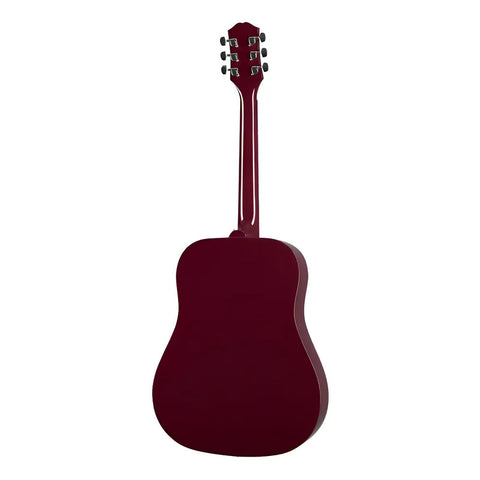 Guitarra Electroacústica 6 Cuerdas EpiPhone Starling Player Pack Rosa Diestro Laurel De La India