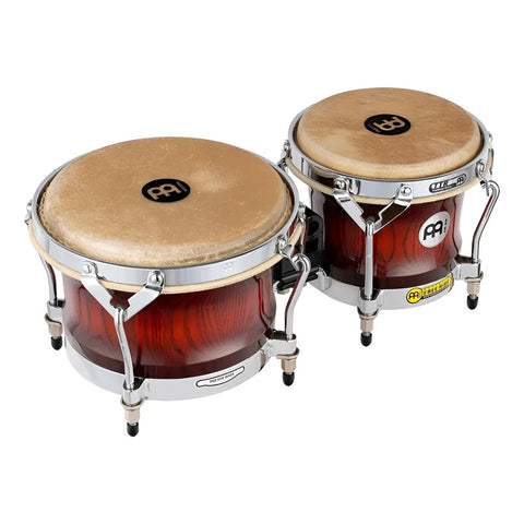 Bongo Meinl Woodcraft Wb500 7 Y 9 Pulgadas Madera Chocolate Parches Cuero