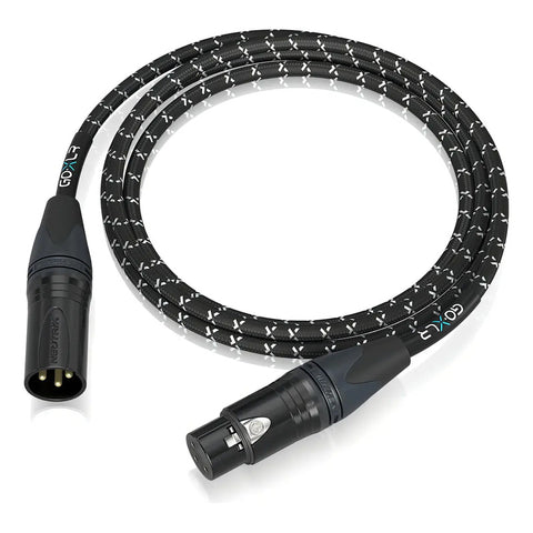Cable Xlr Tc Helicon Goxlr Mic Cable De 3 Metros, Macho A Hembra, Negro