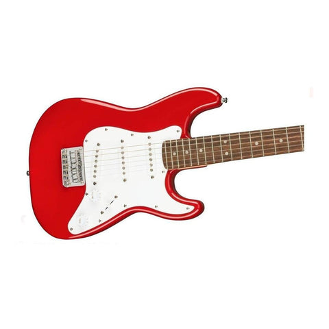 Guitarra Eléctrica Squier By Fender Mini Stratocaster De Álamo Dakota Red Brillante Con Diapasón De Laurel Indio