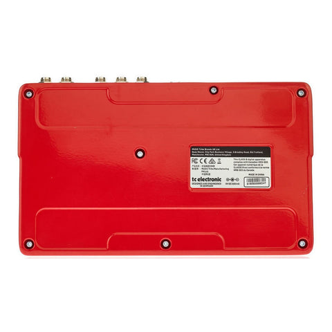 Pedal Para Guitarra Reverb Tc Electronic Hall Of Fame 2 X4 Rojo