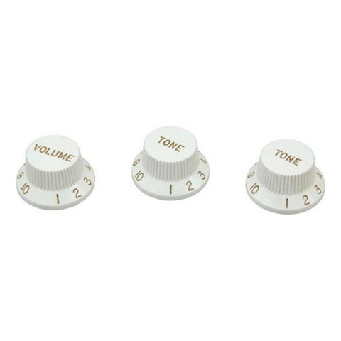 Set De Perillas P/stratocaster Blanco Dimarzio Dm2111 Whi