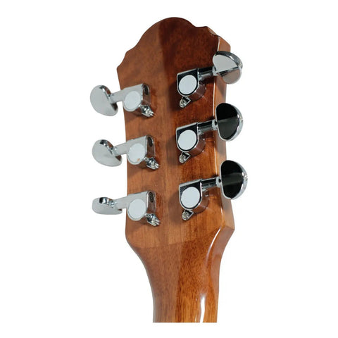 Guitarra Electroacústica Folk La Sevillana Fo-300ceq Nat Natural Diestro