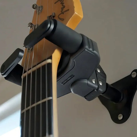 Hercules Gsp39wb Plus Soporte Stand Atril Guitarra Pared Color Negro