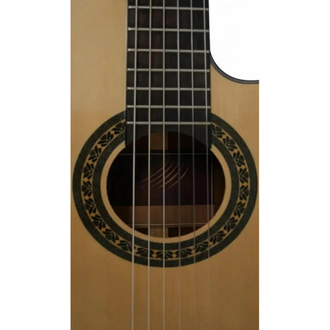 Guitarra Electro Acústica Caja Clásica La Sevillana Ur-6cef3 Natural